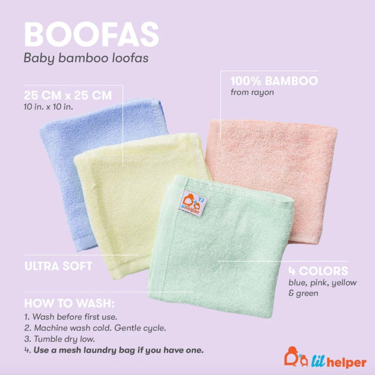 Image for Boofa Bamboo Washcloths
