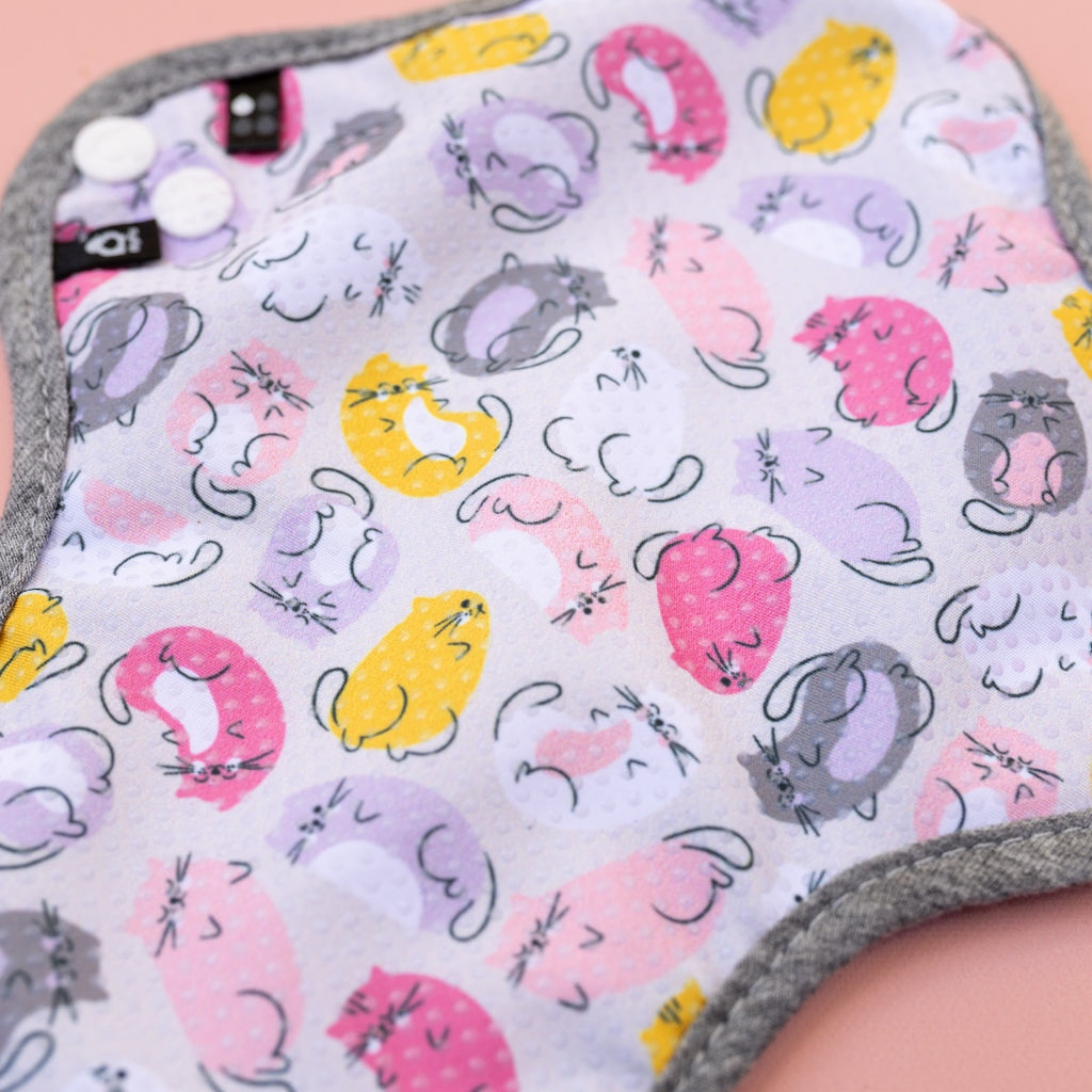 Image for HyPs Active Reusable Pad - size Liner, design Jelly Kitties