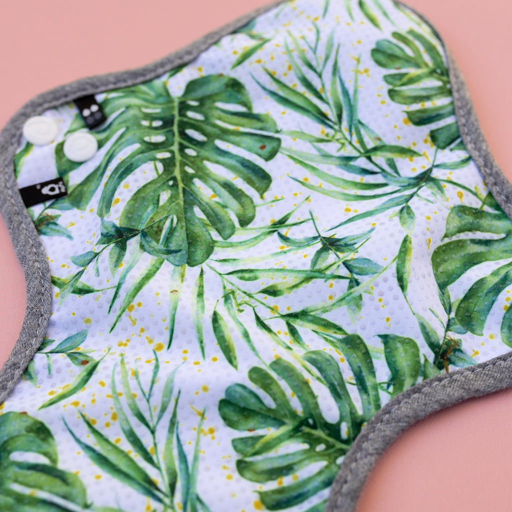 Image for HyPs Active Reusable Pad - size Regular, design Watercolour Greenery