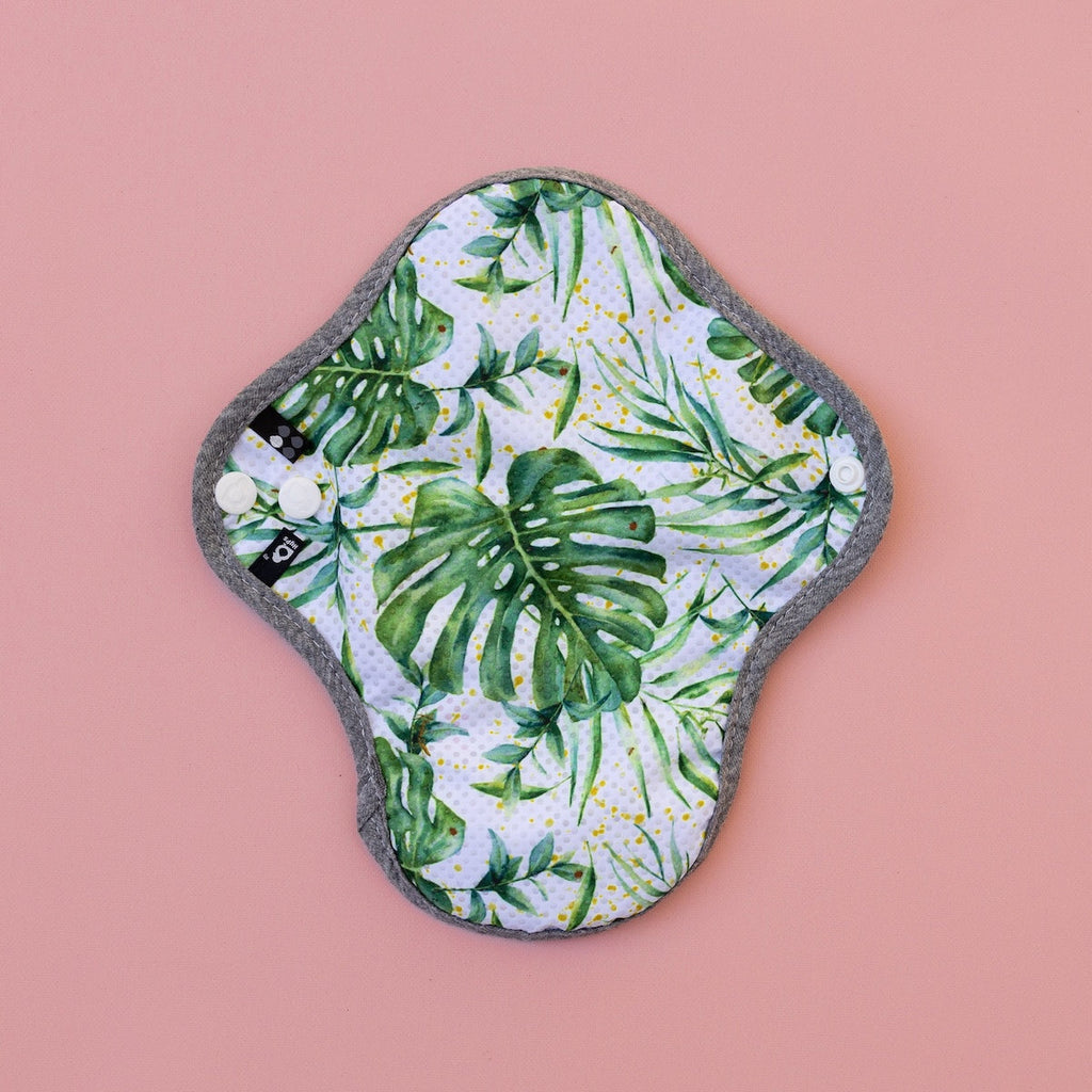 Image for HyPs Active Reusable Pad - size Liner, design Watercolour Greenery