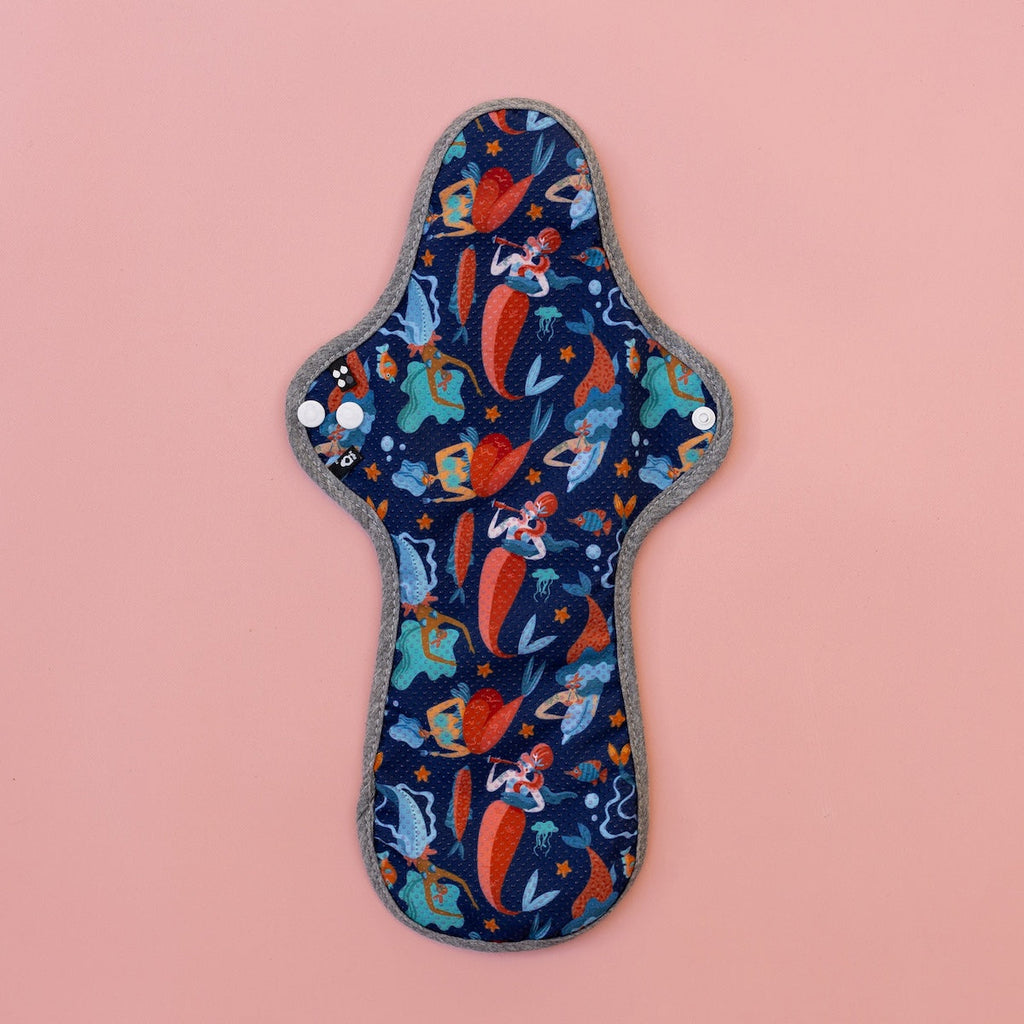 Image for HyPs Active Reusable Pad - size Heavy, design Badass Mermaids