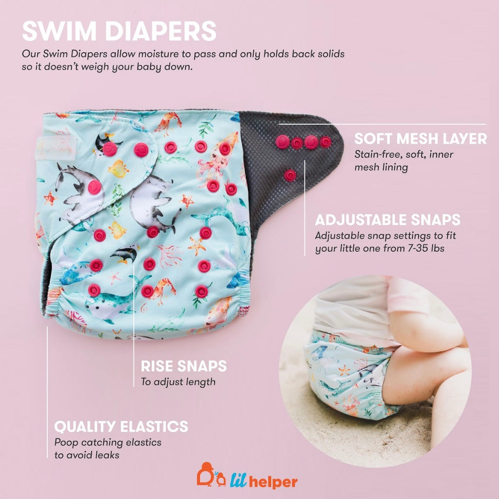 Swim Diaper Infographic