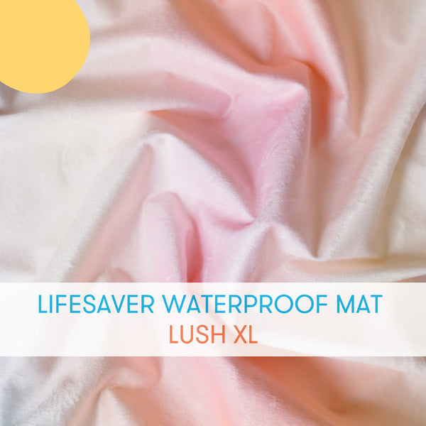 Lifesaver Waterproof Lush Mat Video Rainbow Pastel