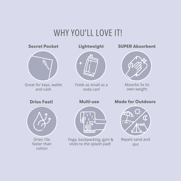 Moasis Towel - Badass Mermaids - Starfish (Print) - 007 Video